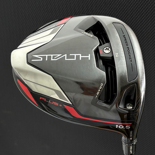 TAYLORMADE STEALTH PLUS DRIVER (10.5 DEGREE) + HEADCOVER