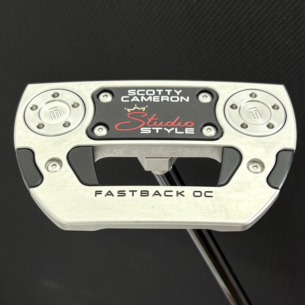 SCOTTY CAMERON STUDIO STYLE FASTBACK OC PUTTER (34”) + HEADCOVER