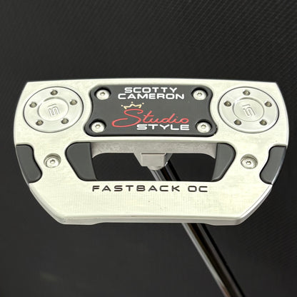 SCOTTY CAMERON STUDIO STYLE FASTBACK OC PUTTER (34”) + HEADCOVER