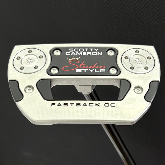 SCOTTY CAMERON STUDIO STYLE FASTBACK OC PUTTER (34”) + HEADCOVER