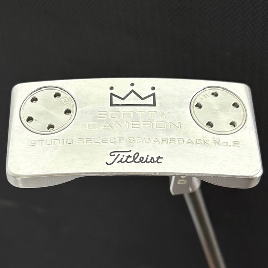 SCOTTY CAMERON STUDIO SELECT SQUAREBACK 2 PUTTER (35”) + HEADCOVER