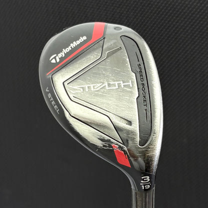 TAYLORMADE STEALTH RESCUE 3 HYBRID (19 DEGREE) + HEADCOVER