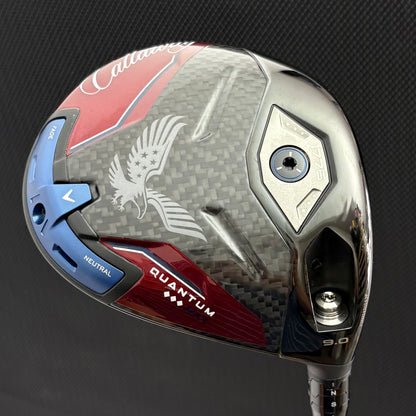 CALLAWAY USA 250 QUANTUM TRIPLE DIAMOND MAX DRIVER (9 DEGREE) + HEADCOVER