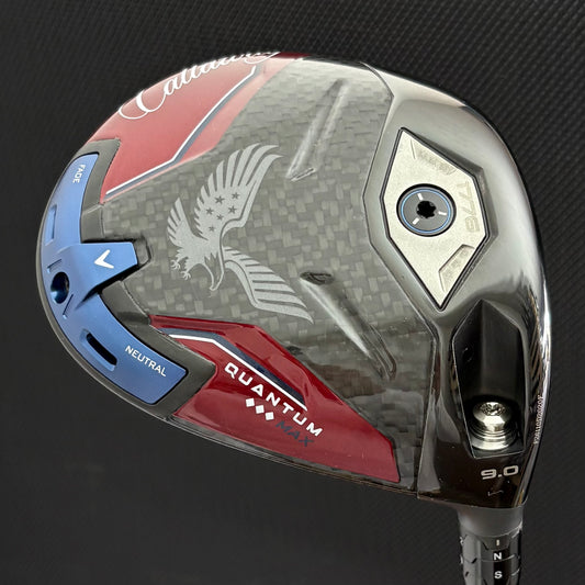 CALLAWAY USA 250 QUANTUM TRIPLE DIAMOND MAX DRIVER (9 DEGREE) + HEADCOVER
