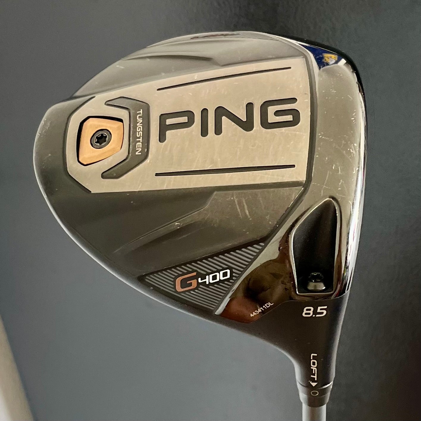 PING G400 LST DRIVER (8.5 DEGREE) + HEADCOVER