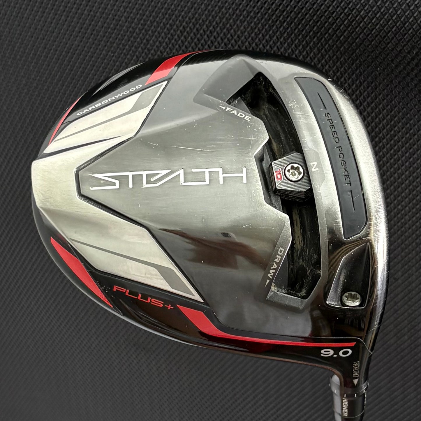 TAYLORMADE STEALTH PLUS DRIVER (9 DEGREE) + HEADCOVER