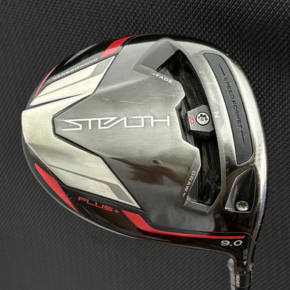TAYLORMADE STEALTH PLUS DRIVER (9 DEGREE) + HEADCOVER