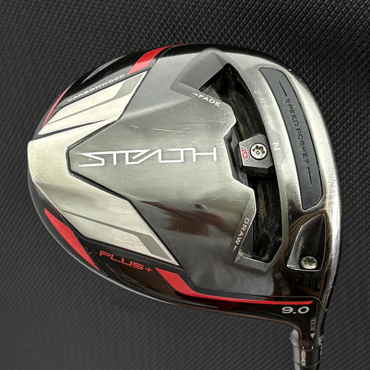 TAYLORMADE STEALTH PLUS DRIVER (9 DEGREE) + HEADCOVER