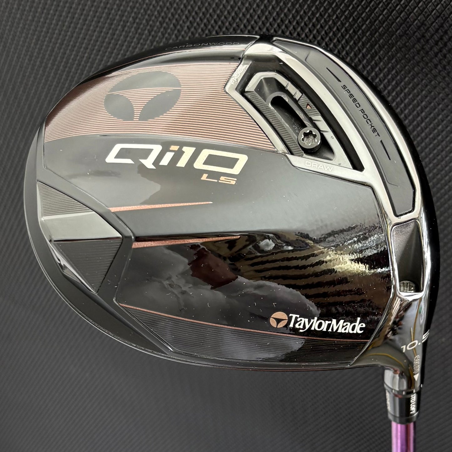 TAYLORMADE QI10 LS COPPER DRIVER (10.5 DEGREE) + HEADCOVER