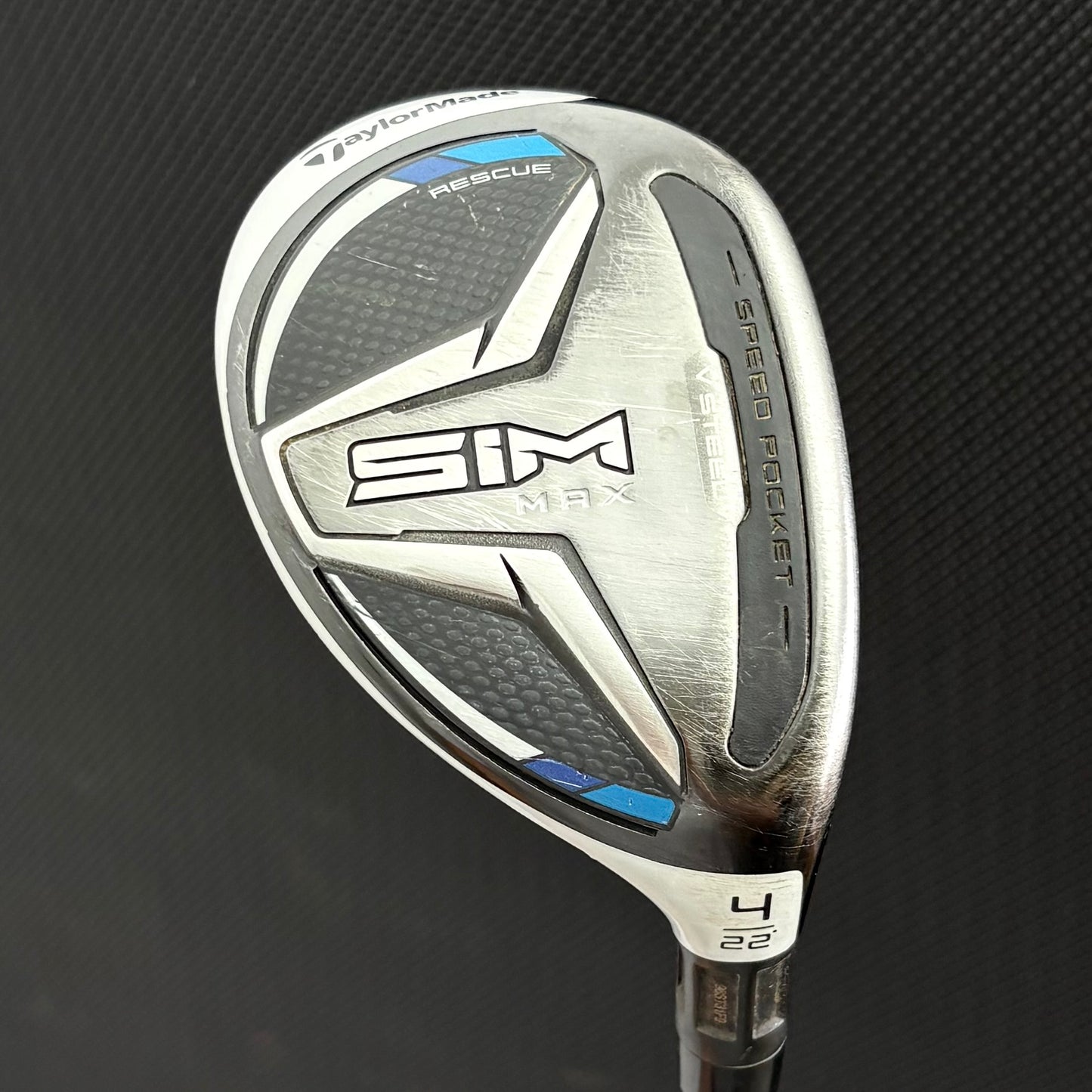 TAYLORMADE SIM MAX 4 HYBRID (22 DEGREE) + HEADCOVER