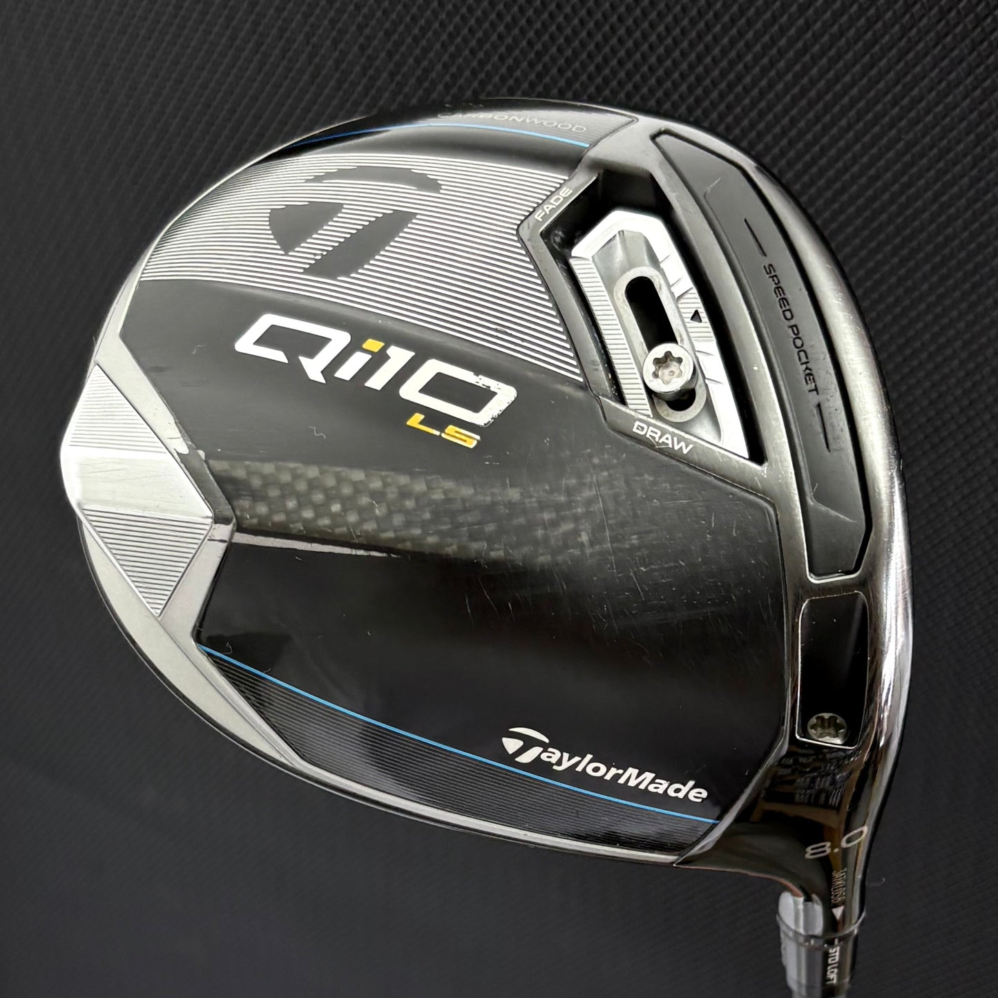 TAYLORMADE QI10 LS DRIVER (8 DEGREE) + HEADCOVER