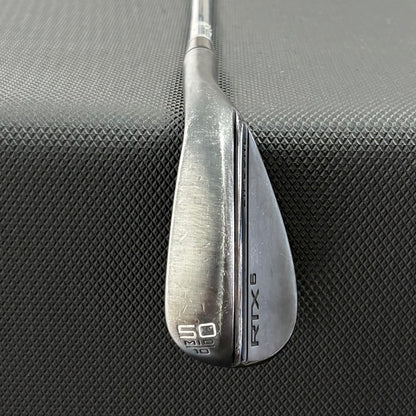 CLEVELAND RTX 6 ZIPCORE BLACK SATIN WEDGE (50 DEGREE)