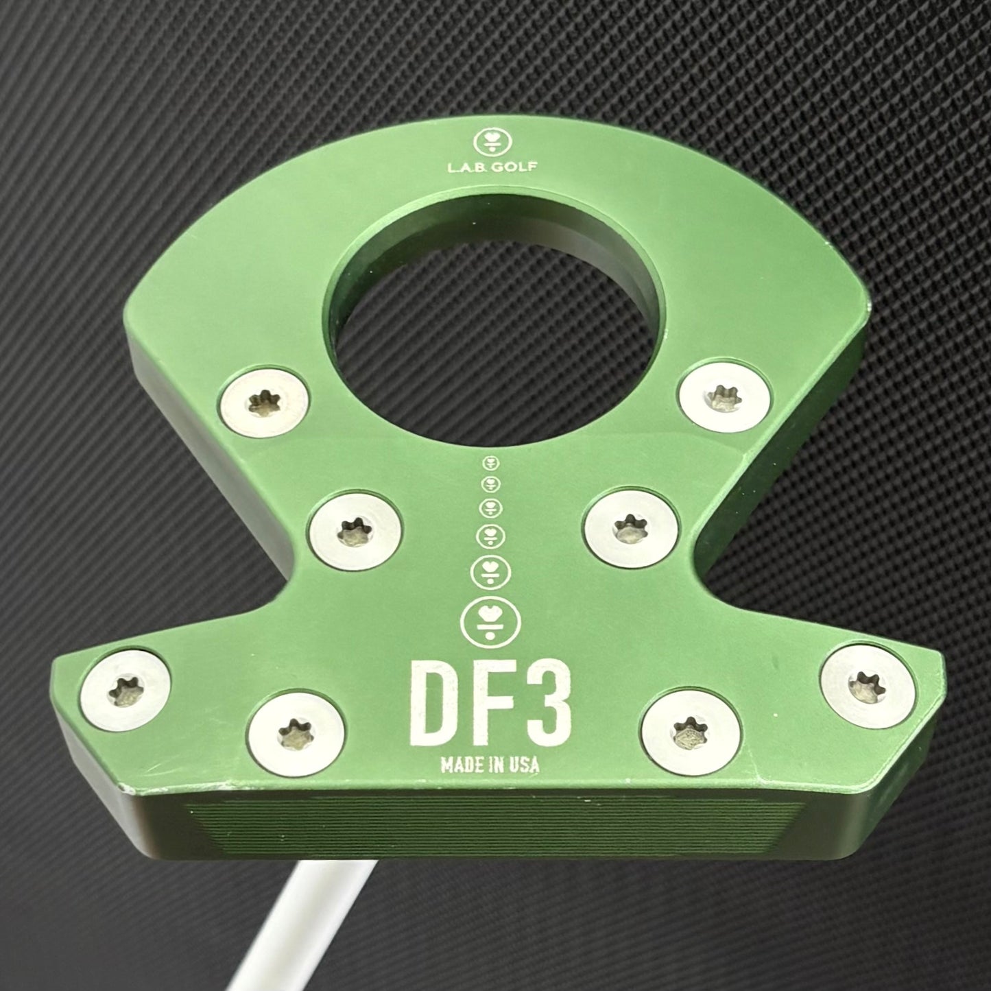 L.A.B. DF3 COUNTERBALANCE GREEN PUTTER (38") + HEADCOVER