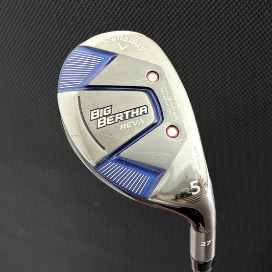 LADIES CALLAWAY BIG BERTHA REVA 5 HYBRID (27 DEGREE) + HEADCOVER