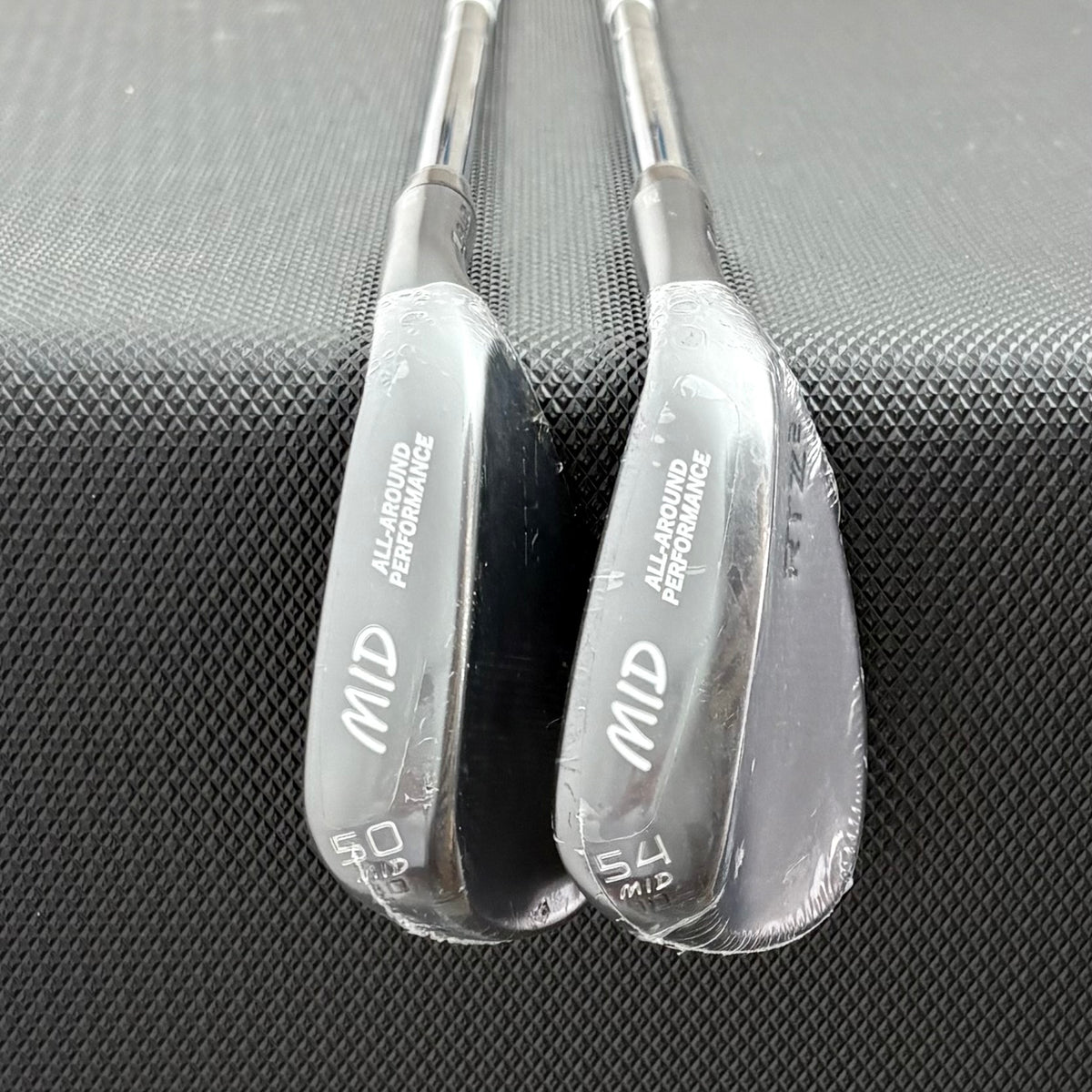NEW CLEVELAND RTZ 2 BLACK SATIN WEDGE SET