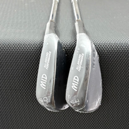 NEW CLEVELAND RTZ 2 BLACK SATIN WEDGE SET