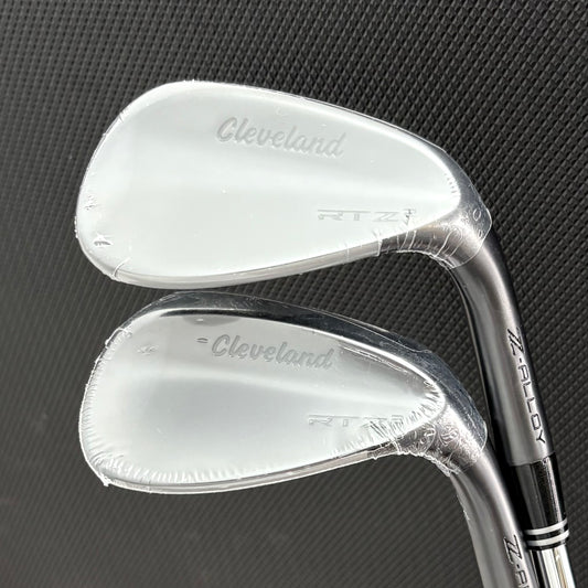 NEW CLEVELAND RTZ 2 BLACK SATIN WEDGE SET