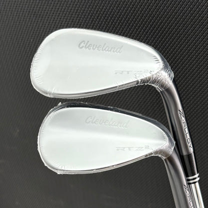 NEW CLEVELAND RTZ 2 BLACK SATIN WEDGE SET