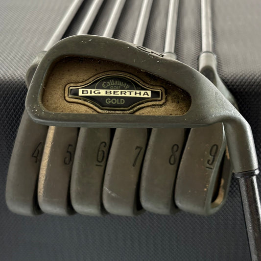CALLAWAY BIG BERTHA GOLD IRON SET