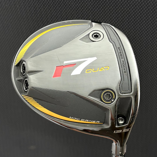 TAYLORMADE R7 QUAD MINI DRIVER (13.5 DEGREE) (HEAD ONLY) + HEADCOVER