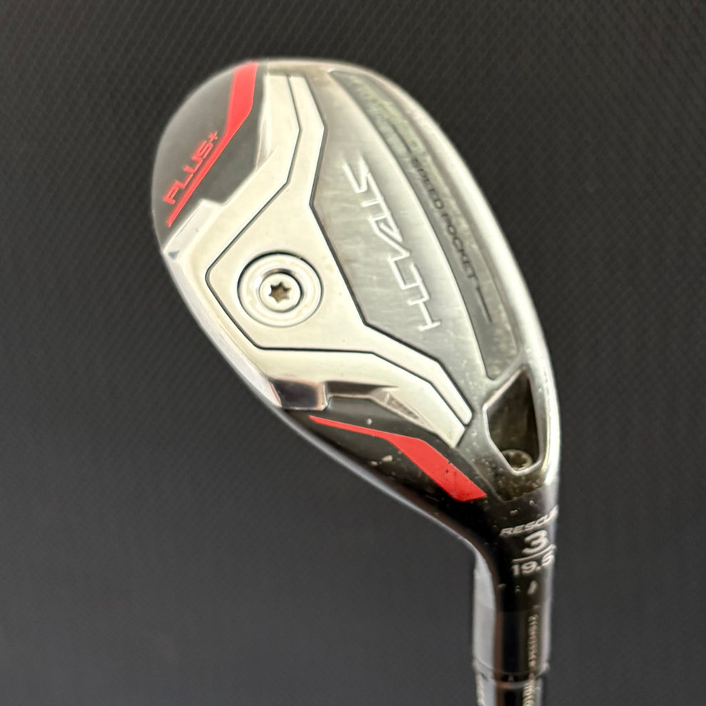 TAYLORMADE STEALTH PLUS RESCUE 3 HYBRID (19.5 DEGREE) + HEADCOVER ...