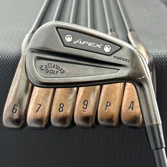 CALLAWAY APEX AI200 BRUSHED COPPER IRON SET