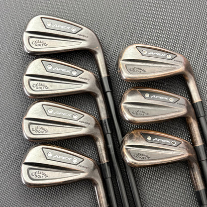 CALLAWAY APEX AI200 BRUSHED COPPER IRON SET