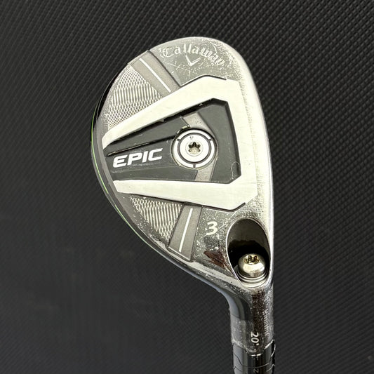 CALLAWAY EPIC 3 HYBRID (20 DEGREE) + HEADCOVER