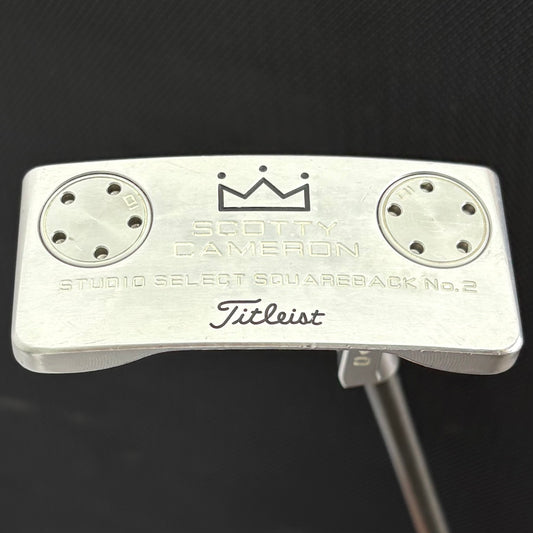 SCOTTY CAMERON STUDIO SELECT SQUAREBACK 2 PUTTER (35”) + HEADCOVER