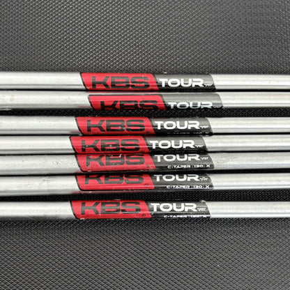 KBS TOUR C-TAPER 130G X-STIFF IRON SHAFTS .370