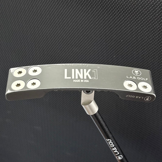 L.A.B. LINK.1 LIMITED EDITION BLACK PUTTER (35") + HEADCOVER
