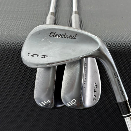 CLEVELAND RTZ BLACK SATIN WEDGE SET