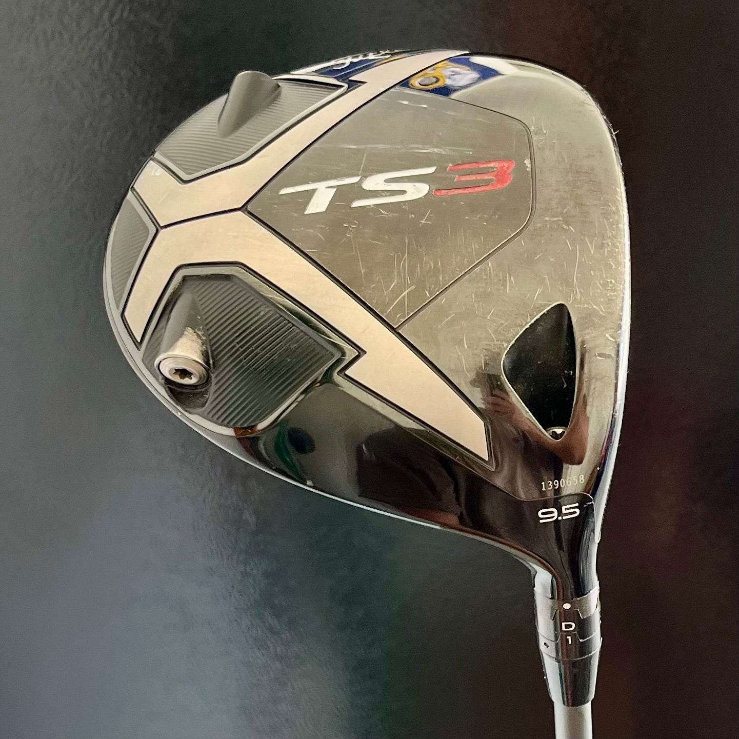 TAYLORMADE TS3 DRIVER (9.5 DEGREE) + HEADCOVER