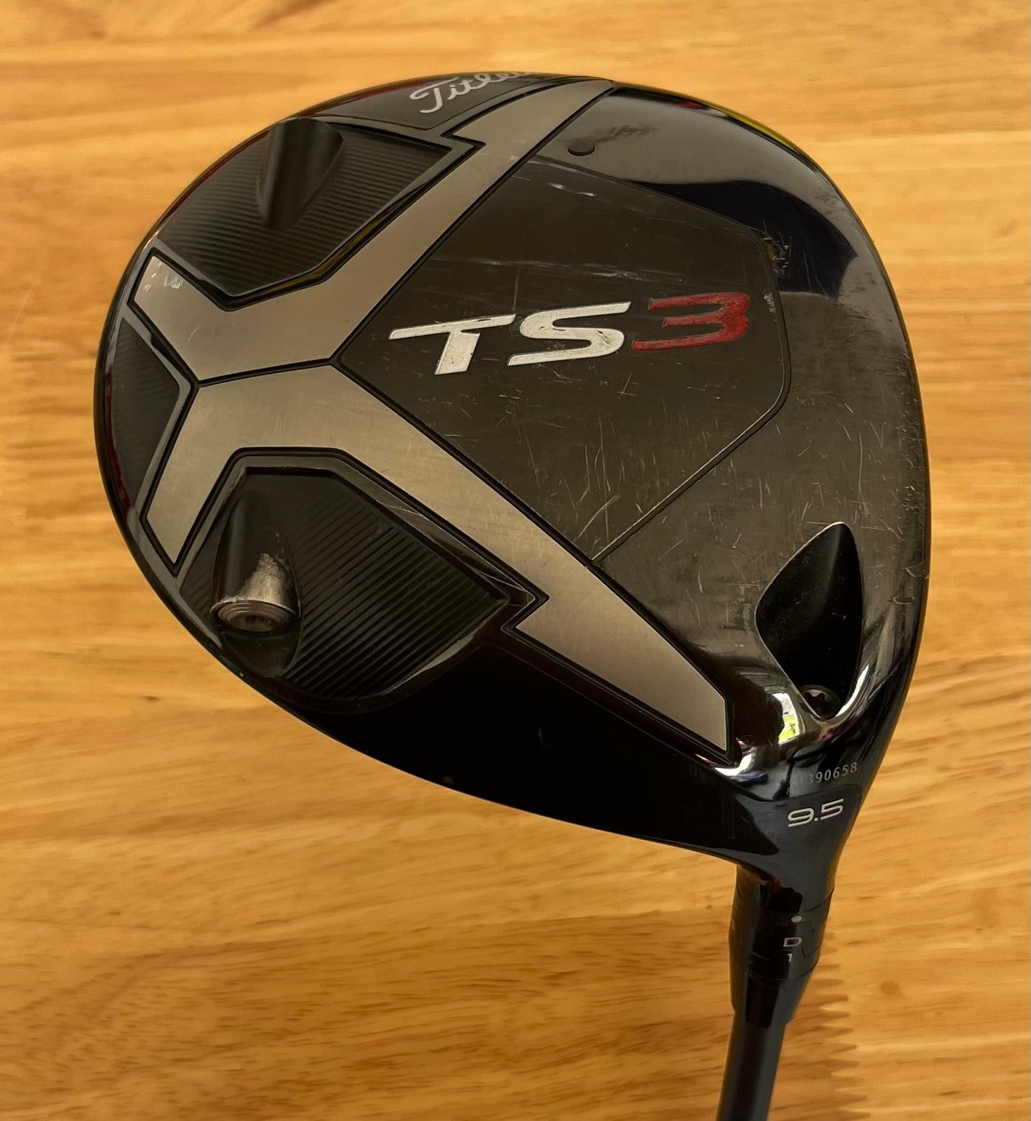 TAYLORMADE TS3 DRIVER (9.5 DEGREE) + HEADCOVER