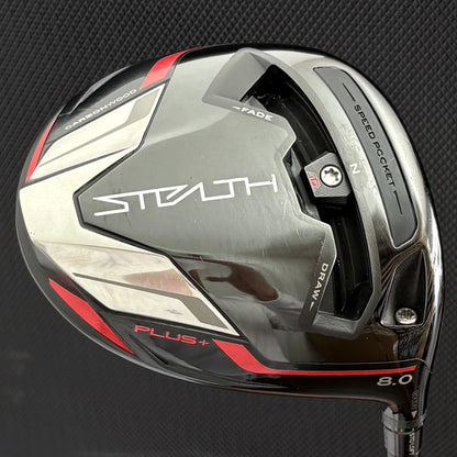 TAYLORMADE STEALTH PLUS DRIVER (8 DEGREE) + HEADCOVER