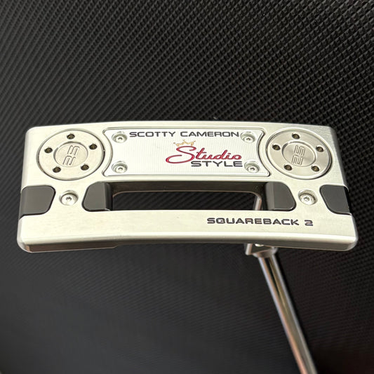 SCOTTY CAMERON 2025 STUDIO STYLE SQUAREBACK 2 LONG DESIGN PUTTER (38”) + HEADCOVER