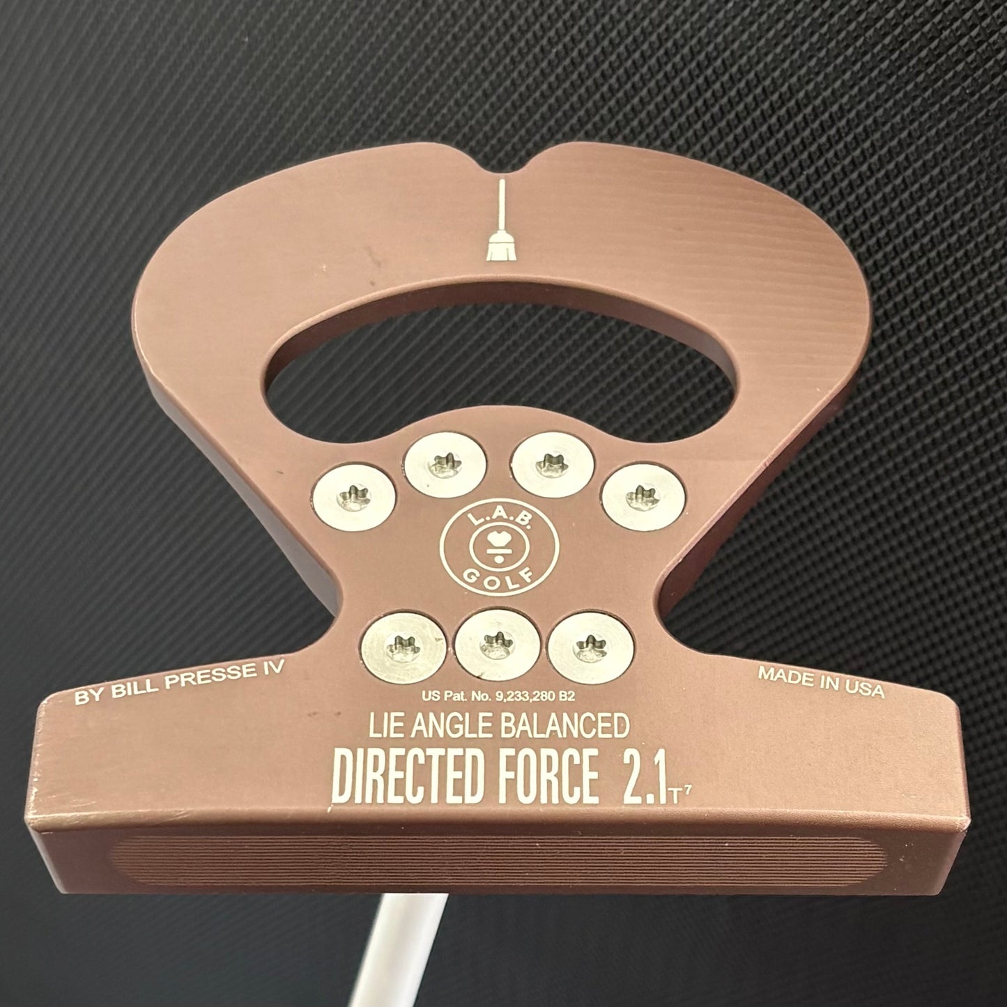 L.A.B. DIRECTED FORCE 2.1 SWEEPER CAPPUCCINO PUTTER (42.5") + HEADCOVER