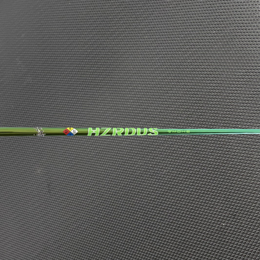 PROJECT X HZRDUS RDX SMOKE GREEN PVD "HULK" TOUR X-STIFF DRIVER SHAFT + TAYLORMADE TIP (44")